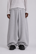 “COOL GREY” BAGGY SWEATPANTS