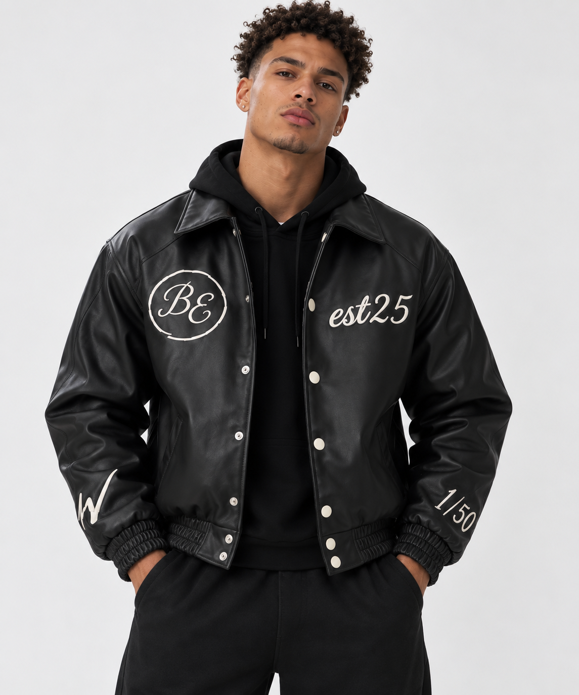 BE EASY VARSITY JACKET