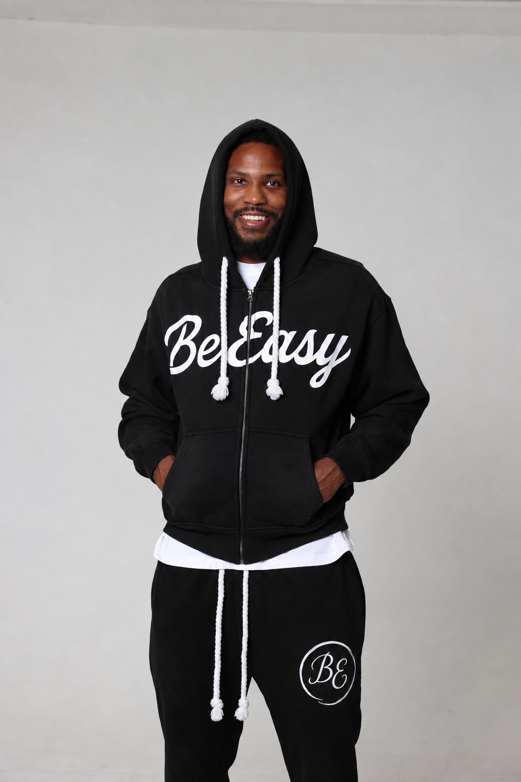 BE EASY “BLACK STORM” HOODIE