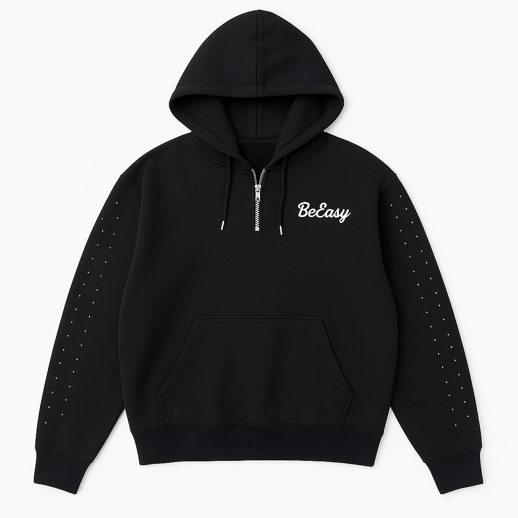 BE EASY “GALAXY” QT ZIP HOODIE