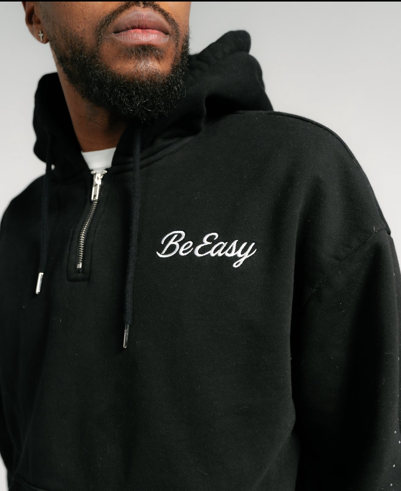 BE EASY “GALAXY” QT ZIP HOODIE